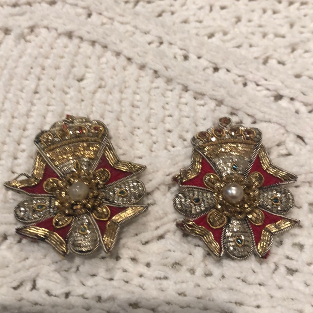 Vintage ornate pins